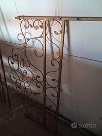 struttura letto ferro battuto 