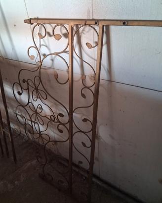 struttura letto ferro battuto 