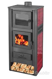 Stufa a legna con forno Blinky ROMA 12kw-Cardelli