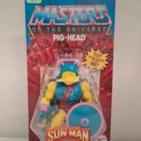 motu masters mattel origins Pig Head new sealed 