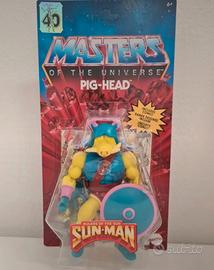 motu masters mattel origins Pig Head new sealed 