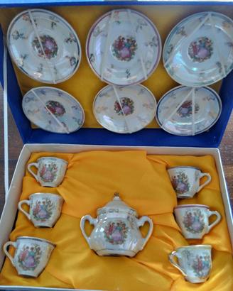 Servizio Caffè Vintage Porcellana "Adamo Gold Coll