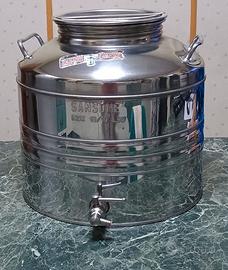 Contenitore per olio di oliva acciaio inox 18/ 10