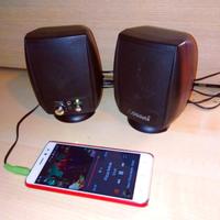 CASSE ATTIVE x PC Smartphone Cel Ipod Mp3 aBateria