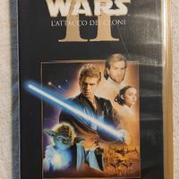 videocassetta VHS film star wars episodio 2