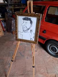 cavalletto x pittori quadri ecc. 