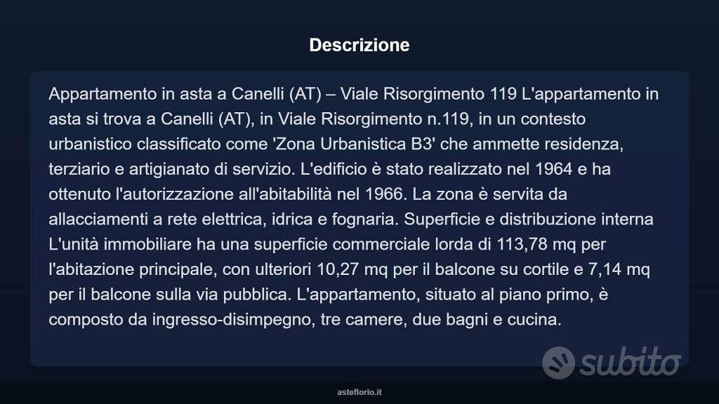 Appartamento – Canelli, Asti - Vista 3