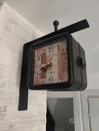 orologio doppio da parete 