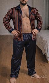 pigiama uomo satinato