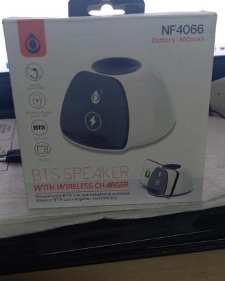 Cassa Bluetooth Speaker con Ricarica Wireless