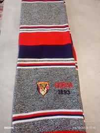 Sciarpa Calcio Genoa 1983 Vintage Rosso blu grigio