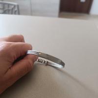 bracciale  Acciaio inossidabile e oro giallo 18 K