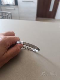 bracciale  Acciaio inossidabile e oro giallo 18 K