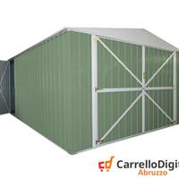 Box auto in Acciaio lamiera 360x514 verde scuro