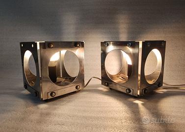 Lampade Space Age " Cubo " Reggiani ( Coppia )
