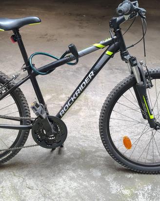 Bici Mtb bambino 9-12 anni ROCKRIDER ST 500 nera