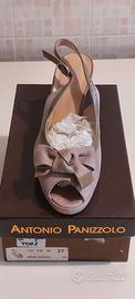 SANDALI DONNA NR. 37 CAMOSCIO BEIGE