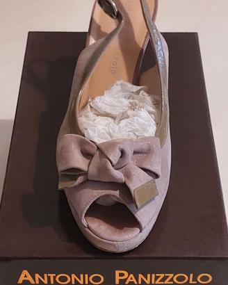 SANDALI DONNA NR. 37 CAMOSCIO BEIGE