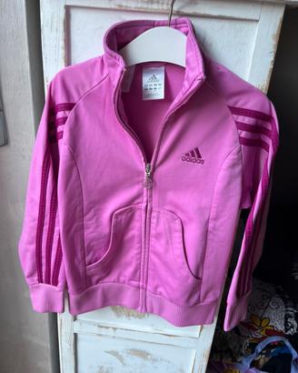 Felpa Adidas 6 anni rosa