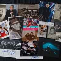 AUTOGRAFI BEL LOTTO DI 15: CICLISMO-ATTORI-ATLETIC