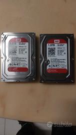 2x Hard Disk Western Digital RED 1TB – NON TESTAT