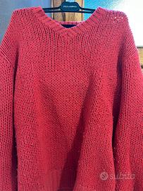Maglione Dolce e Gabbana Lana Rosso