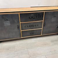 madia stile industriale da arredamento 