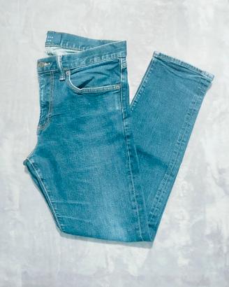jeans gap taglia 48 blu cotone 