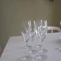 6 Calici Flute in Cristallo Le Perle