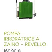Pompa irroratrice REVELLO