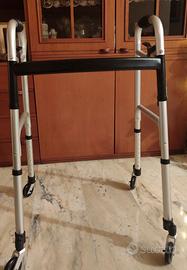 Carrello ausilio movimento anziani/disabili+3piedi