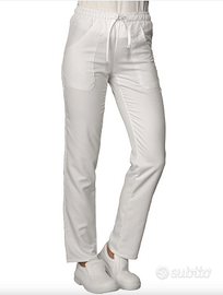 8 paia pantaloni cotone medico cuoco Taglia S
