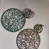 orecchini in filigrana d'argento fraboso