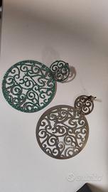 orecchini in filigrana d'argento fraboso