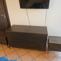 comò e comodini wengè 