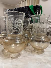 Set lampadario antico fatto a mano