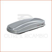 Box tetto abs lt.430 silver metall nordrive
