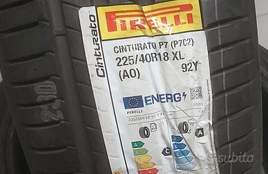 GOMME  PIRELLI  P7  225-40-R18  92Y nuove