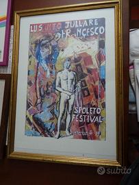 Stampa locandina Spoleto festival 1999