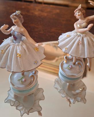 Ogg Vintage Ballerine in Porcellana Capodimonte