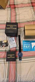Omega x Swatch Mission to Neptune Moonshinegold