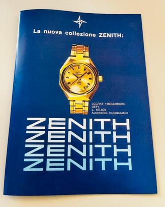 Catalogo Zenith Defy primero vintage