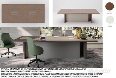 TAVOLO  RIUNIONI RAPPRESENTANZA SUPERACCESSORIATO