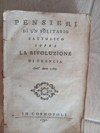 Pensieri di un solitario cattolico