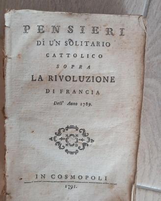 Pensieri di un solitario cattolico