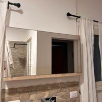 Mobile Specchio Bagno Contenitore - Anta a Ribalta