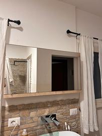 Mobile Specchio Bagno Contenitore - Anta a Ribalta