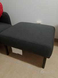 Poggia piedi dell Ikea grigio