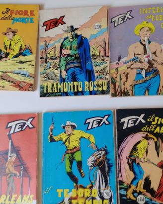 Tex gigante 6 numeri 72 - 77 - 103 - 108 -115 -161
