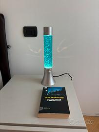 Lampada glitter blu